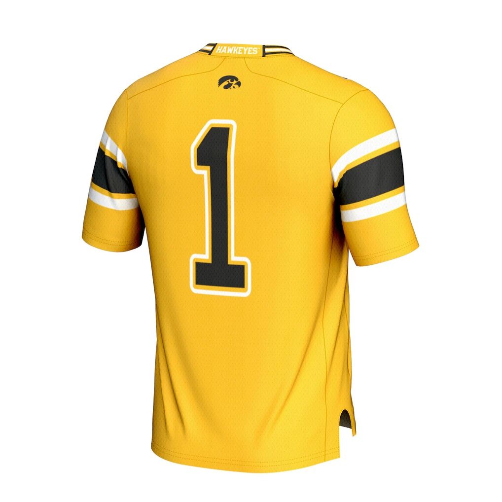 Iowa Hawkeyes GameDay Greats Unisex Lightweight Collegiate Football Fashion Jersey