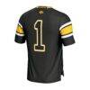 Iowa Hawkeyes GameDay Greats Youth Lightweight Collegiate Football Fashion Jersey - Black - Detail View