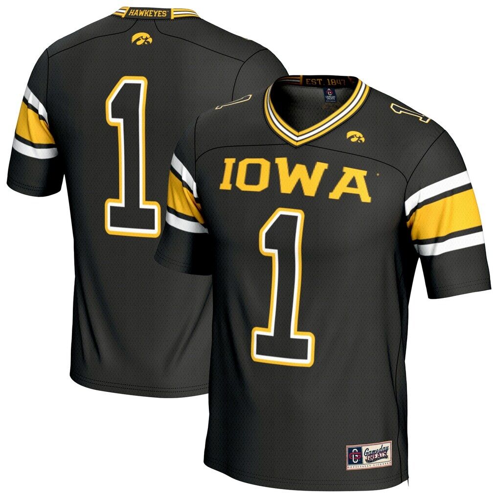 Iowa Hawkeyes GameDay Greats Youth Lightweight Collegiate Football Fashion Jersey