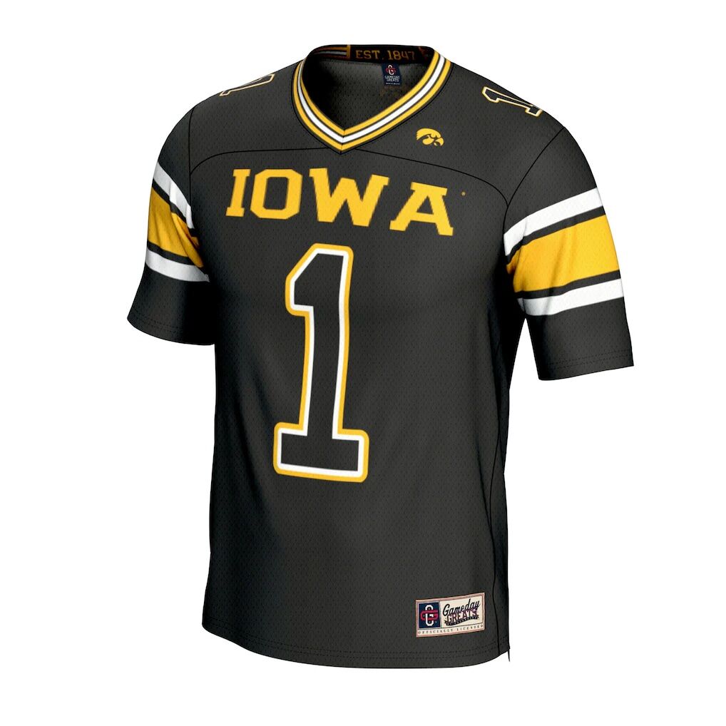 Iowa Hawkeyes GameDay Greats Youth Lightweight Collegiate Football Fashion Jersey