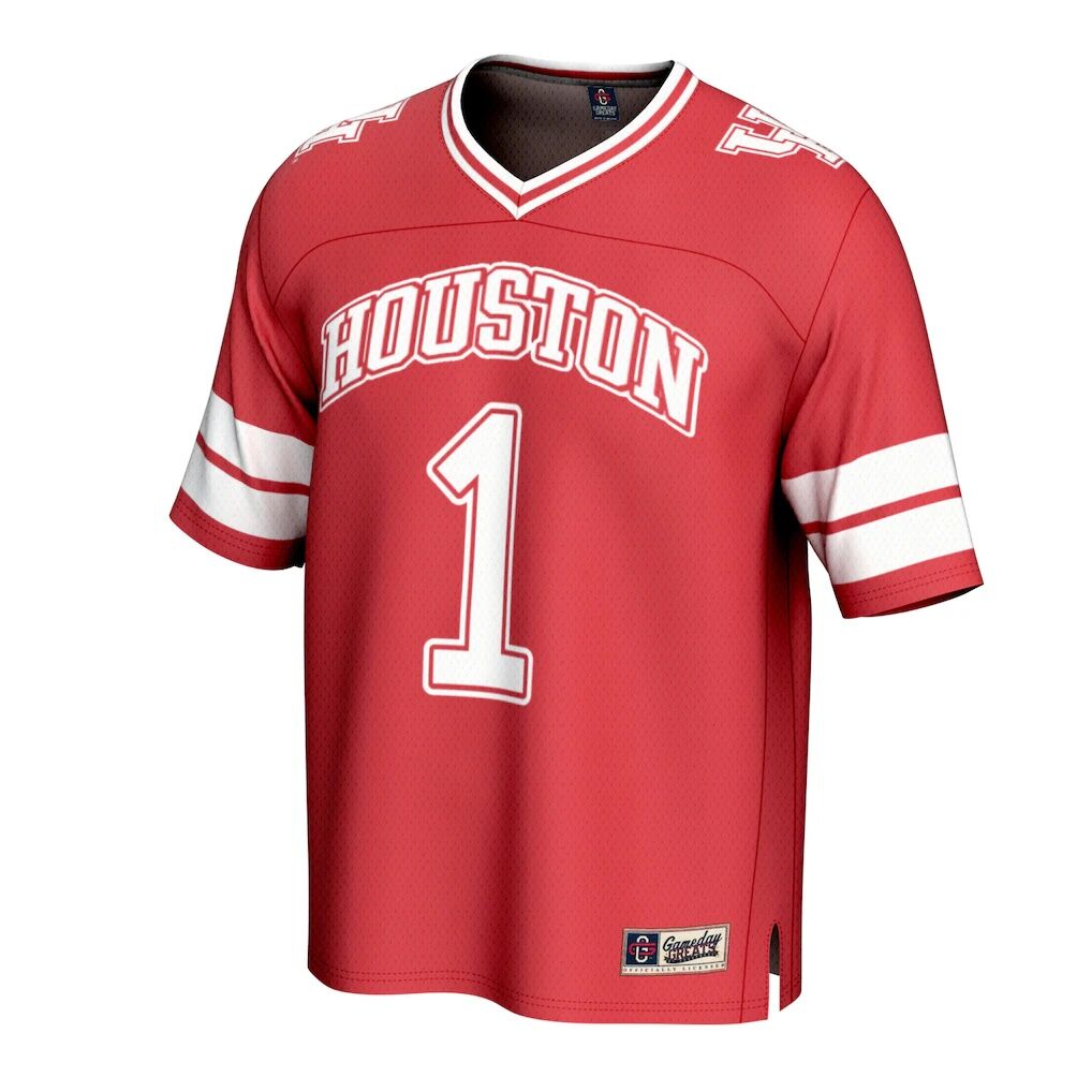 Houston Cougars GameDay Greats Unisex Lightweight Collegiate Football Fashion Jersey