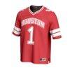Houston Cougars GameDay Greats Youth Lightweight Collegiate Football Fashion Jersey - Red - Side View
