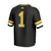 Iowa Hawkeyes GameDay Greats Youth Lightweight Collegiate Football Fashion Jersey - Black - Detail View