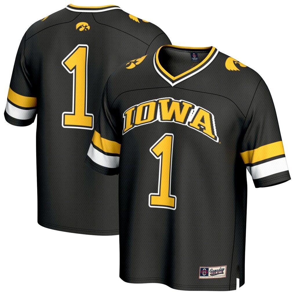 Iowa Hawkeyes GameDay Greats Youth Lightweight Collegiate Football Fashion Jersey