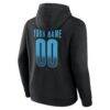 Kansas City Royals Home Field Pop Personalized Name & Number Hoodie - Black - Detail View