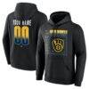 Milwaukee Brewers Home Field Pop Personalized Name & Number Hoodie - Black - Front View