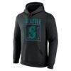 Seattle Mariners Home Field Pop Personalized Name & Number Hoodie - Black - Side View