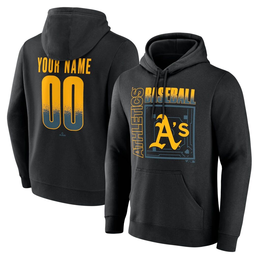 Athletics Big & Tall Home Field Pop Personalized Name & Number Hoodie