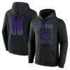Colorado Rockies Big & Tall Home Field Pop Personalized Name & Number Hoodie - Black - Front View