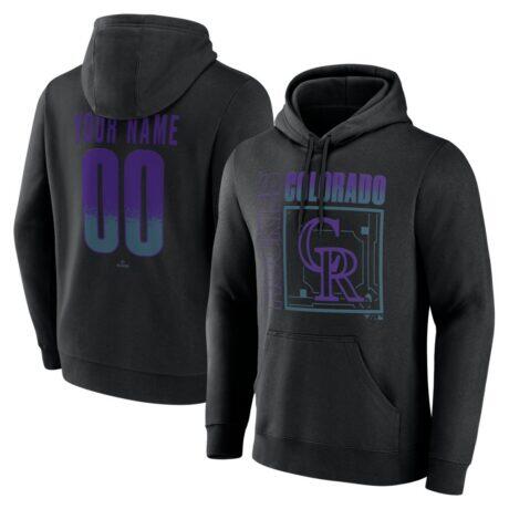 Colorado Rockies Big & Tall Home Field Pop Personalized Name & Number Hoodie