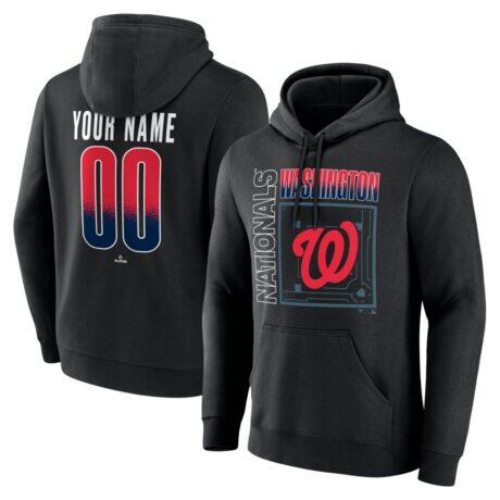 Washington Nationals Big & Tall Home Field Pop Personalized Name & Number Hoodie