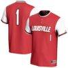Louisville Cardinals GameDay Greats Unisex Lightweight Softball Fashion Jersey - Red - Front View