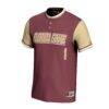Florida State Seminoles GameDay Greats Unisex Lightweight Softball Fashion Jersey - - Side View