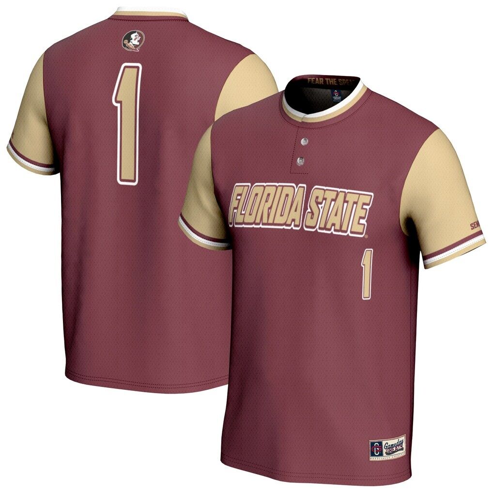 Florida State Seminoles GameDay Greats Youth Lightweight Softball Fashion Jersey - Garnet
