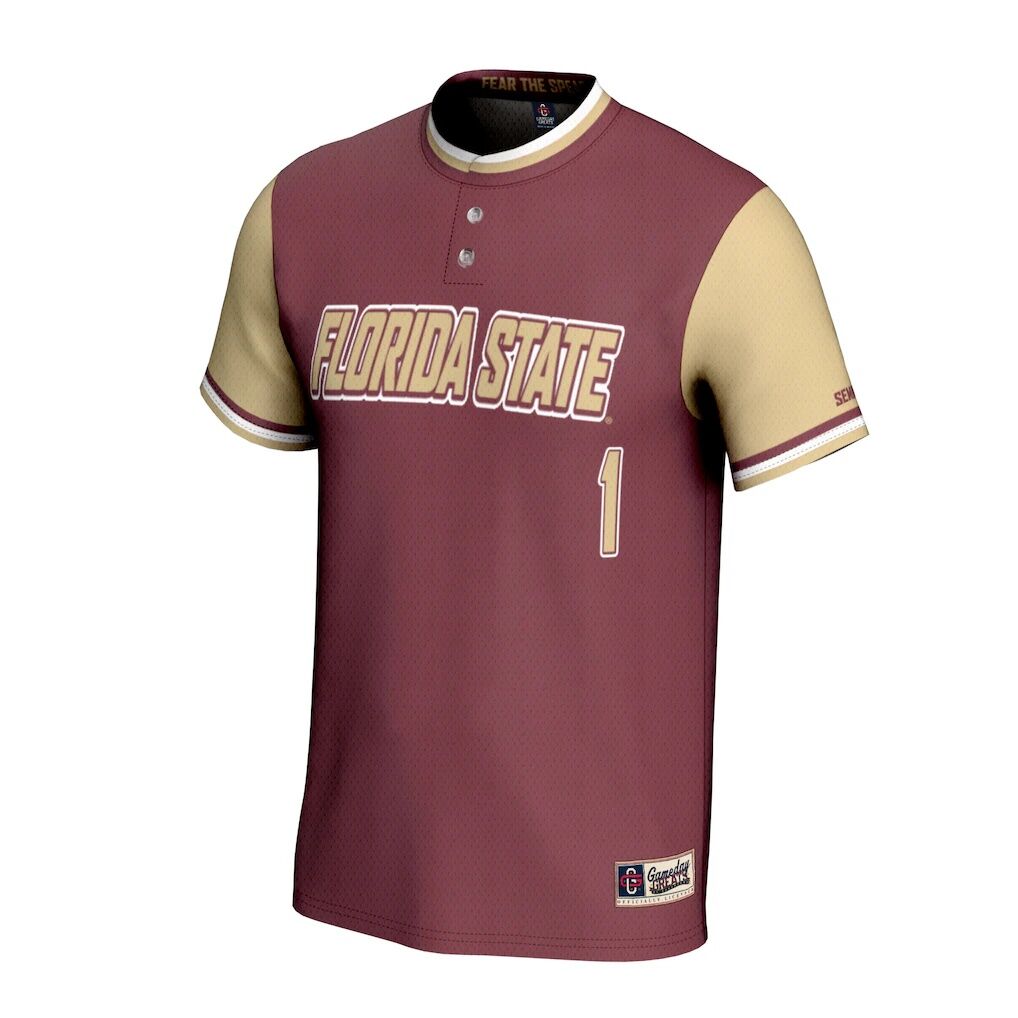 Florida State Seminoles GameDay Greats Youth Lightweight Softball Fashion Jersey - Garnet