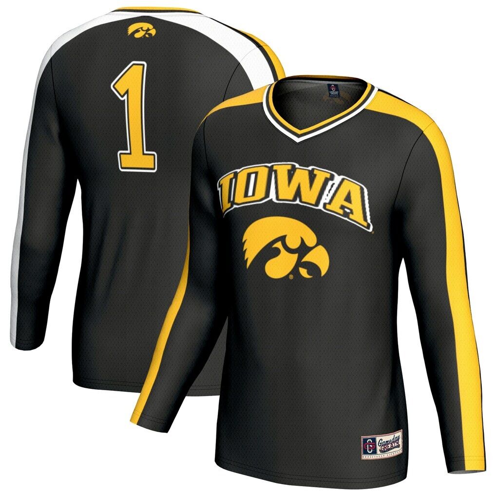 Iowa Hawkeyes GameDay Greats Youth Lightweight Collegiate Volleyball Fashion Jersey