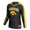 Iowa Hawkeyes GameDay Greats Youth Lightweight Collegiate Volleyball Fashion Jersey - Black - Side View