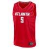 Angel Reese Atlanta Dream Fashion7 Unisex Fast Break Replica Jersey - Red - Side View