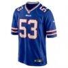 Lloyd Cushenberry III Buffalo Bills Nike Team Game Jersey - - Side View
