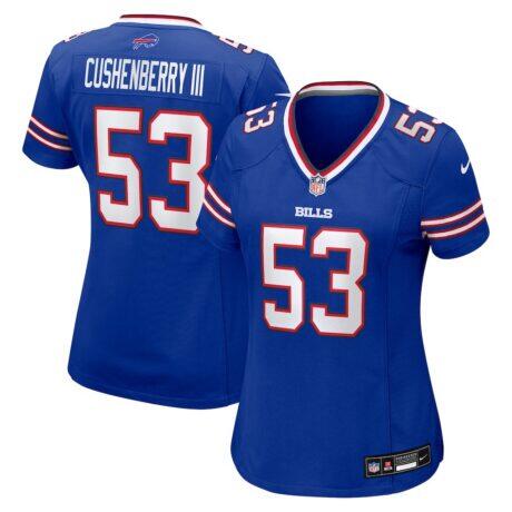 Lloyd Cushenberry III Buffalo Bills Nike Women's Team Game Jersey - - Front View