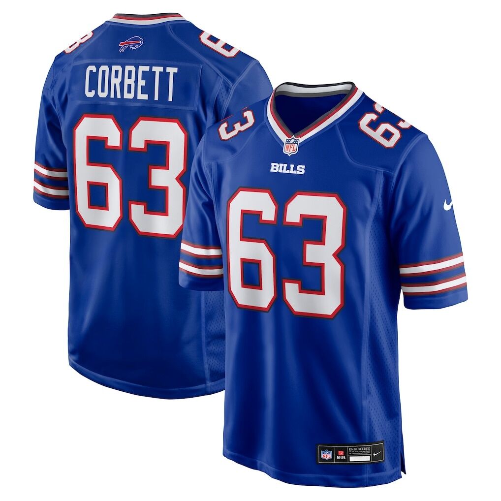 Austin Corbett Buffalo Bills Nike Team Game Jersey -  Royal