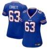 Austin Corbett Buffalo Bills Nike Women's Team Game Jersey - - Front View