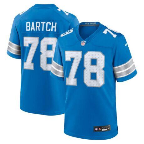 Ben Bartch Detroit Lions Nike Team Game Jersey - Blue - Front View