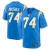 Kayode Awosika Los Angeles Chargers Nike Team Game Jersey - - Front View