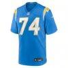 Kayode Awosika Los Angeles Chargers Nike Team Game Jersey - - Side View