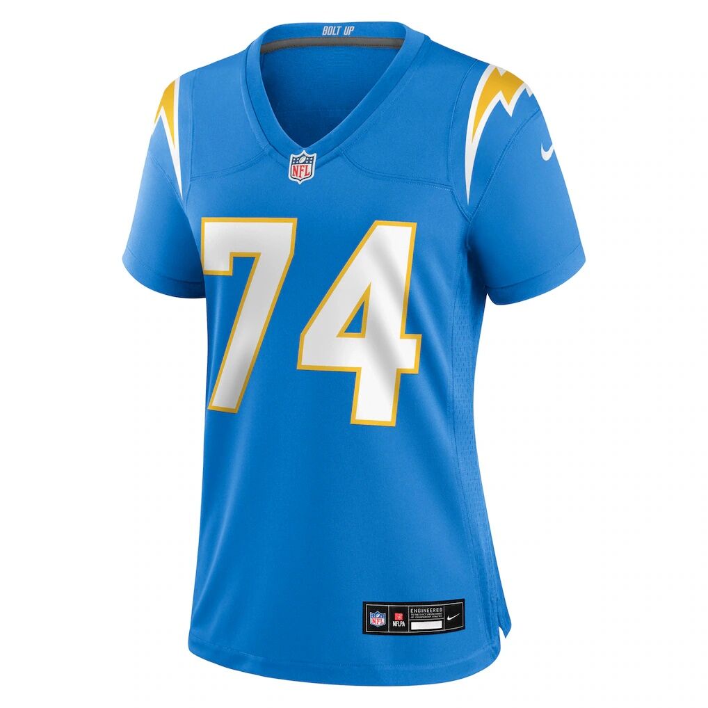 Kayode Awosika Los Angeles Chargers Nike Women's Team Game Jersey -  Powder Blue