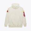 Houston Rockets Mitchell & Ness Sswagger Fleece Hoodie - Cream - Side View