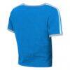 Detroit Lions WEAR by Erin Andrews Women's Cropped Ringer Baby T-Shirt - Blue - Alt1