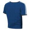 Indianapolis Colts WEAR by Erin Andrews Women's Cropped Ringer Baby T-Shirt - - Alt1