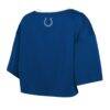 Indianapolis Colts WEAR by Erin Andrews Women's Cropped Jersey T-Shirt - - Alt1