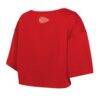 Kansas City Chiefs WEAR by Erin Andrews Women's Cropped Jersey T-Shirt - Red - Alt1