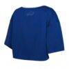 Buffalo Bills WEAR by Erin Andrews Women's Cropped Jersey T-Shirt - - Alt1