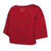 Atlanta Falcons WEAR by Erin Andrews Women's Cropped Jersey T-Shirt - Red - Alt1
