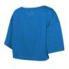 Detroit Lions WEAR by Erin Andrews Women's Cropped Jersey T-Shirt - Blue - Alt1