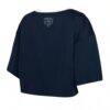 Chicago Bears WEAR by Erin Andrews Women's Cropped Jersey T-Shirt - Navy - Alt1