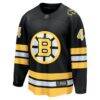 James Hagens Boston Bruins Fashion7 Breakaway Jersey - Black - Side View
