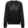 Colorado Rockies Levelwear Women's 2026 Armed Forces Day Yvette Stencil Art Tri-Blend Sweatshirt - Black - Side View