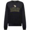 Cleveland Guardians Levelwear Women's 2026 Armed Forces Day Yvette Stencil Art Tri-Blend Sweatshirt - Black - Side View