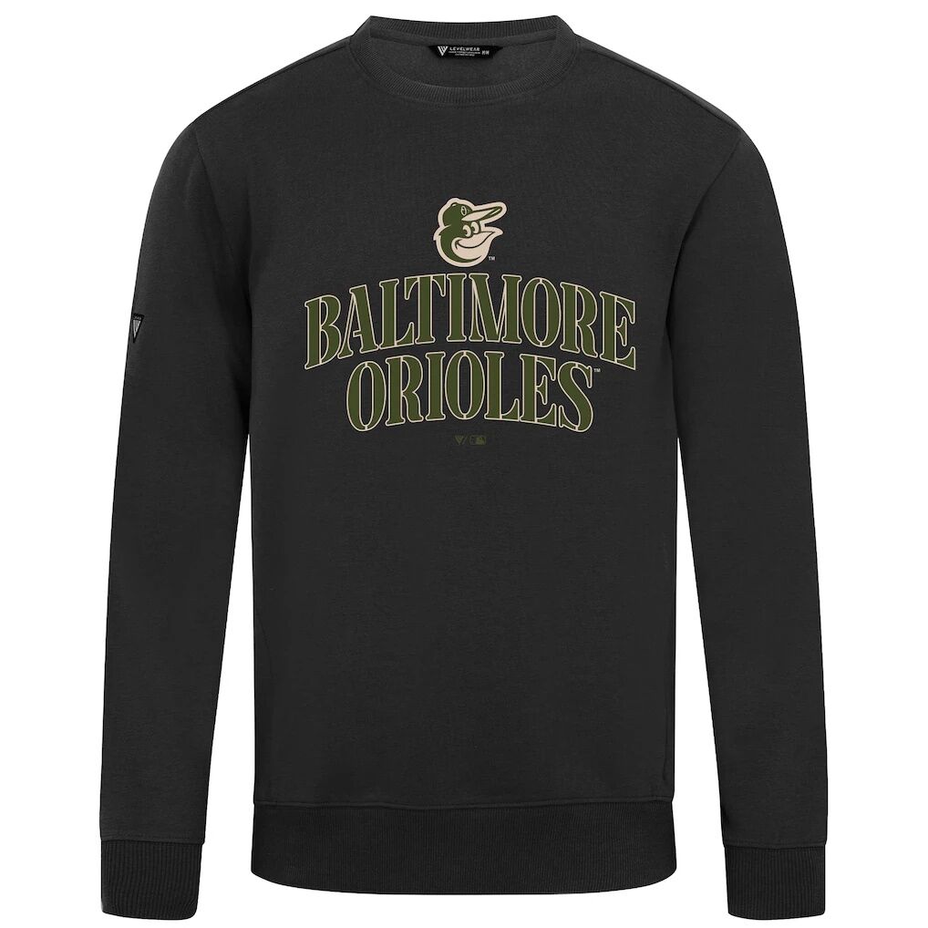 Baltimore Orioles Levelwear 2026 Armed Forces Day Stencil Arch Zane Sweatshirt