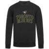 Toronto Blue Jays Levelwear 2026 Armed Forces Day Stencil Arch Zane Sweatshirt - Black - Side View