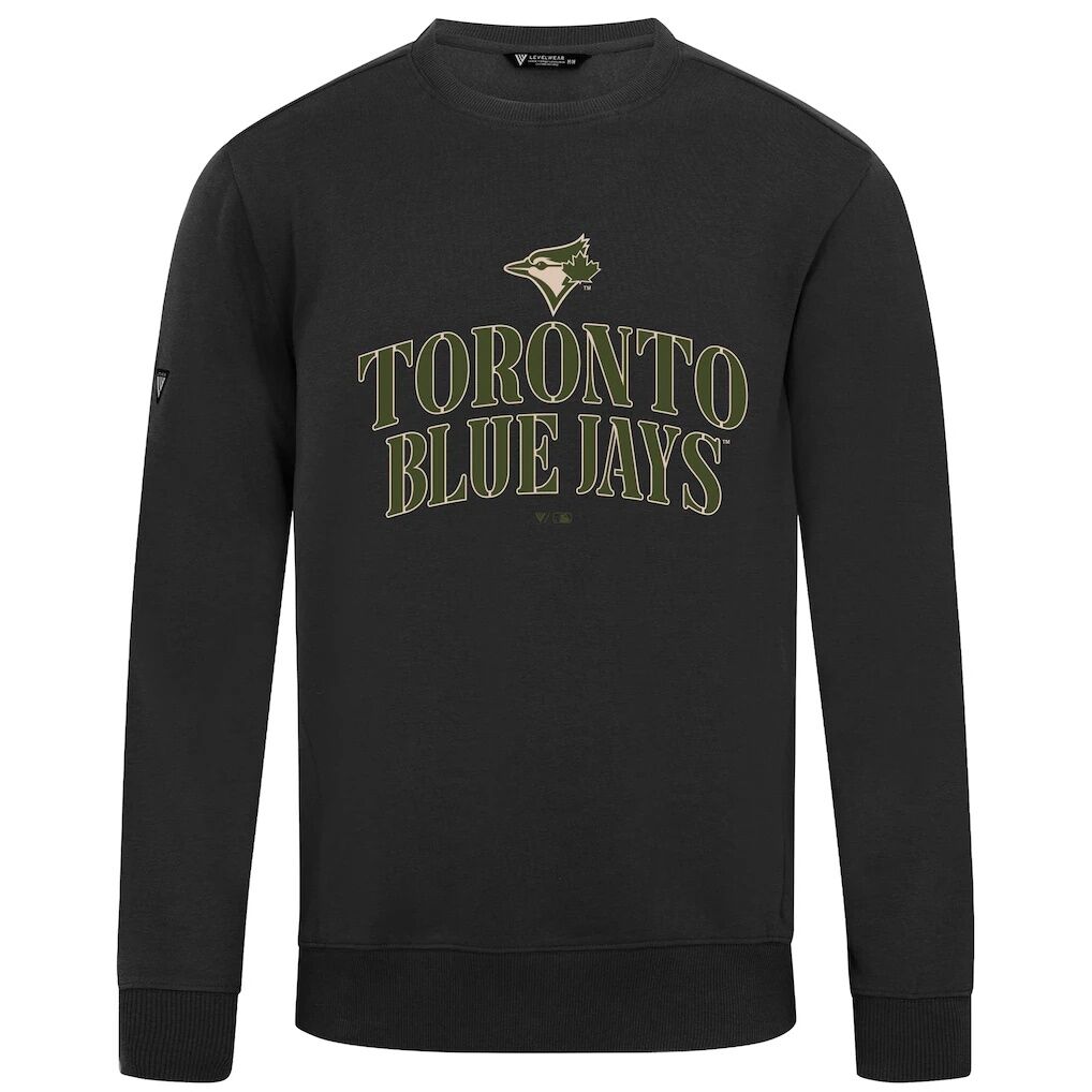 Toronto Blue Jays Levelwear 2026 Armed Forces Day Stencil Arch Zane Sweatshirt