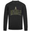 Los Angeles Angels Levelwear 2026 Armed Forces Day Stencil Arch Zane Sweatshirt - Black - Side View