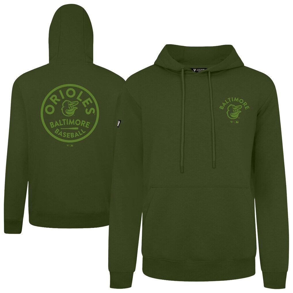 Baltimore Orioles Levelwear 2026 Armed Forces Day Transit Podium Hoodie