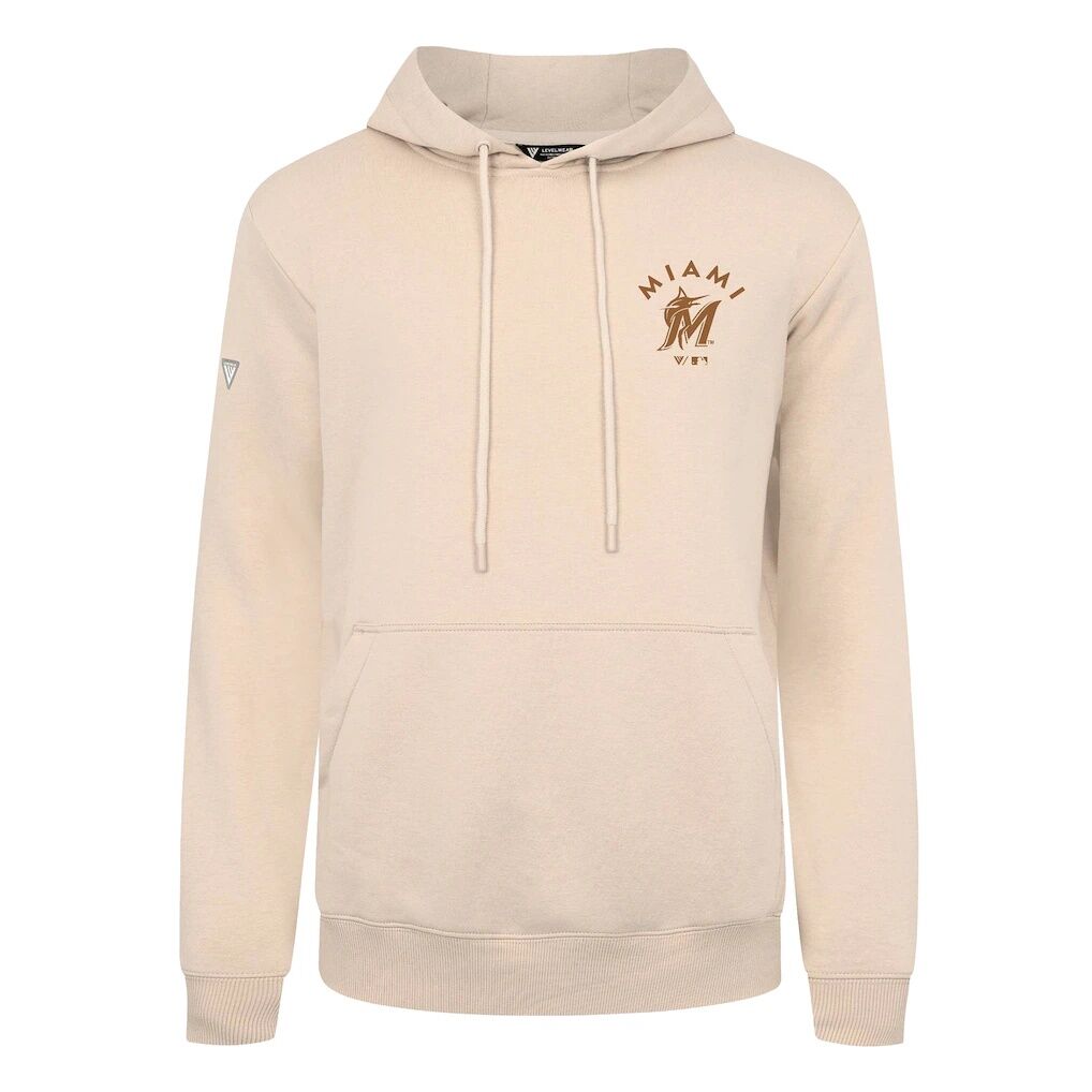 Miami Marlins Levelwear 2026 Armed Forces Day Transit Podium Hoodie - Khaki