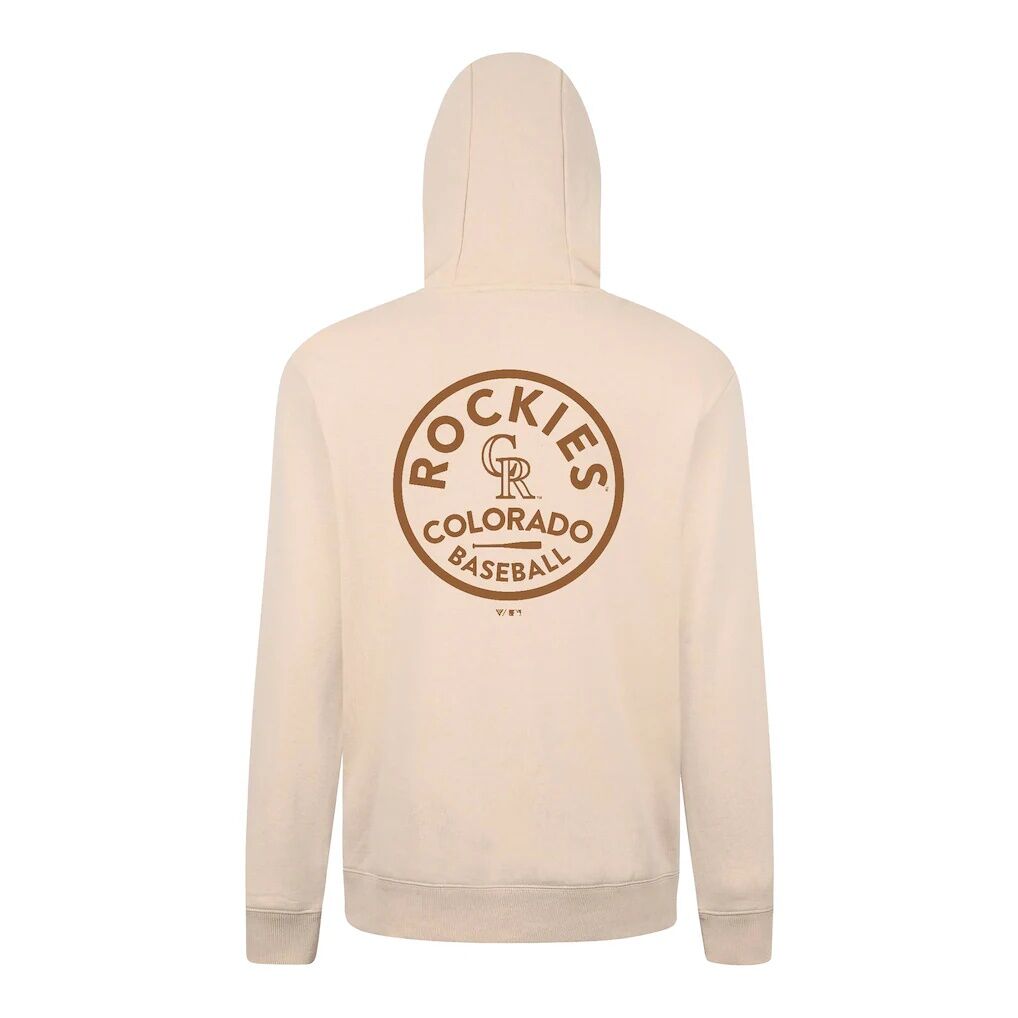 Colorado Rockies Levelwear 2026 Armed Forces Day Transit Podium Hoodie - Khaki