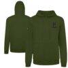 Pittsburgh Pirates Levelwear 2026 Armed Forces Day Garrison Podium Hoodie - Green - Front View
